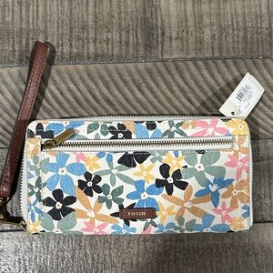 Fossil Women's Floral Wristlet - Multicolor